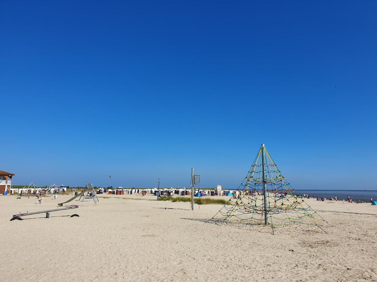 Ferienwohnung Voelker, Wenige Schritte Zum Meer, Wlan, 3 Sz, Kinder Geeignet, Sackgasse, Horumersiel - Nordsee, Erdgeschoss Schillig Dış mekan fotoğraf